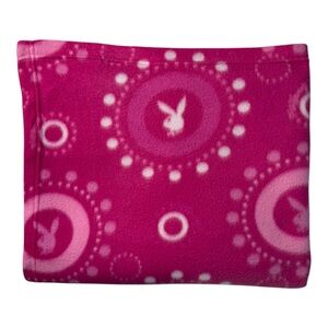 Playboy Home Fleece Blanket | Circle Monogram